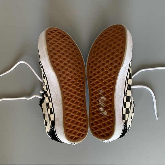 Vans Old Skool Checkerboard Lace Up Low Top Canvas Suede Skate Sneaker 4/5.5 - Picture 16 of 16